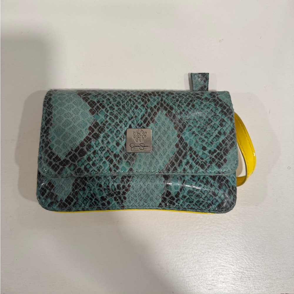 Vintage Jessica Simpson Croc Crossbody Bag